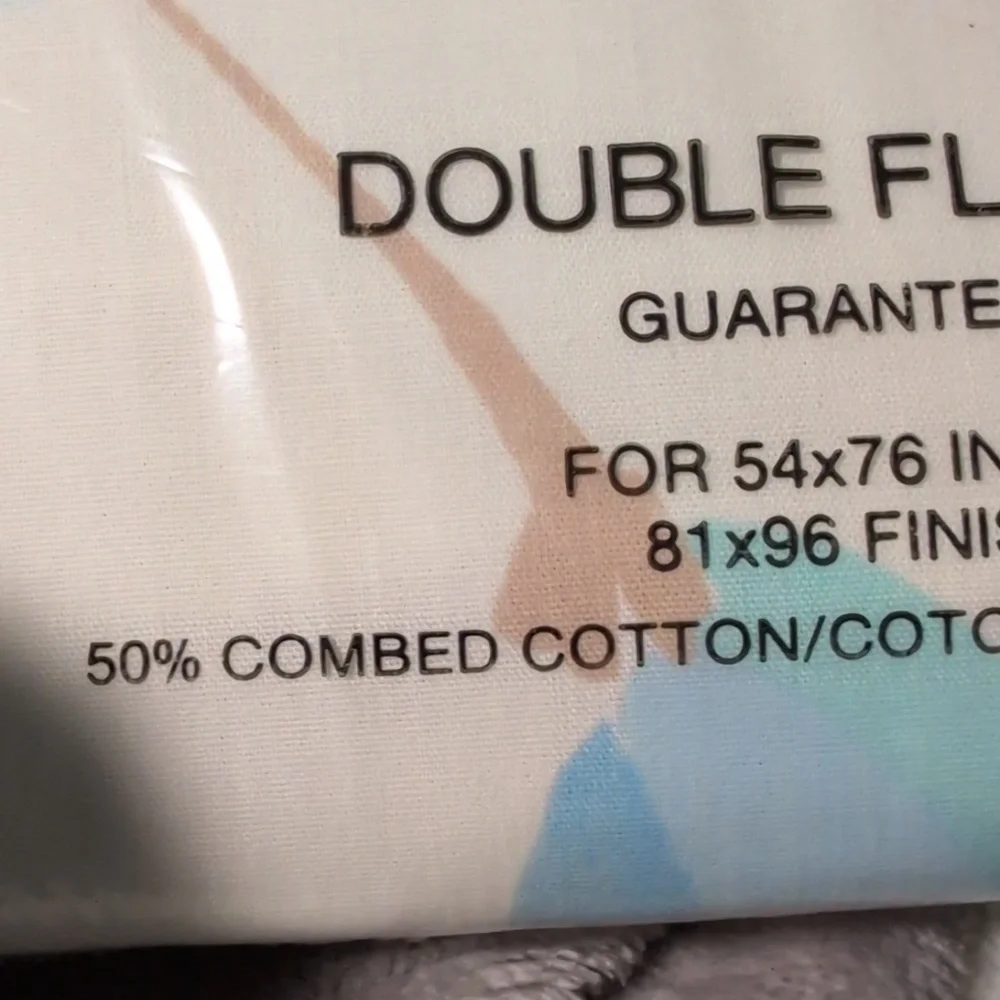 Vintage‎ Colorama Silk Poppies Floral Print Double/Full Flat Sheet NIP